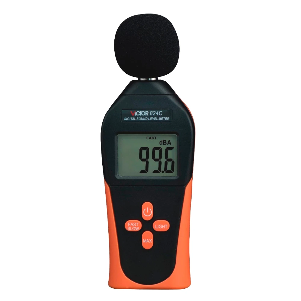 High-Accuracy Victor 824C Digital Sound Meter for Professional Measurement