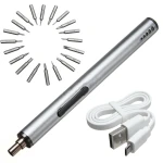 Mini Cordless Electric Screwdriver USB Rechargeable 3 LED Multifunction 22-in-1 Set