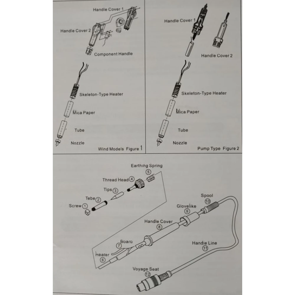 Mlink H7 3-in-1 soldering station with hot air and DC power supply