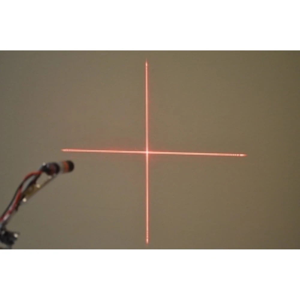 Red cross-line laser module 5mW 3V-5V for electronic measurement
