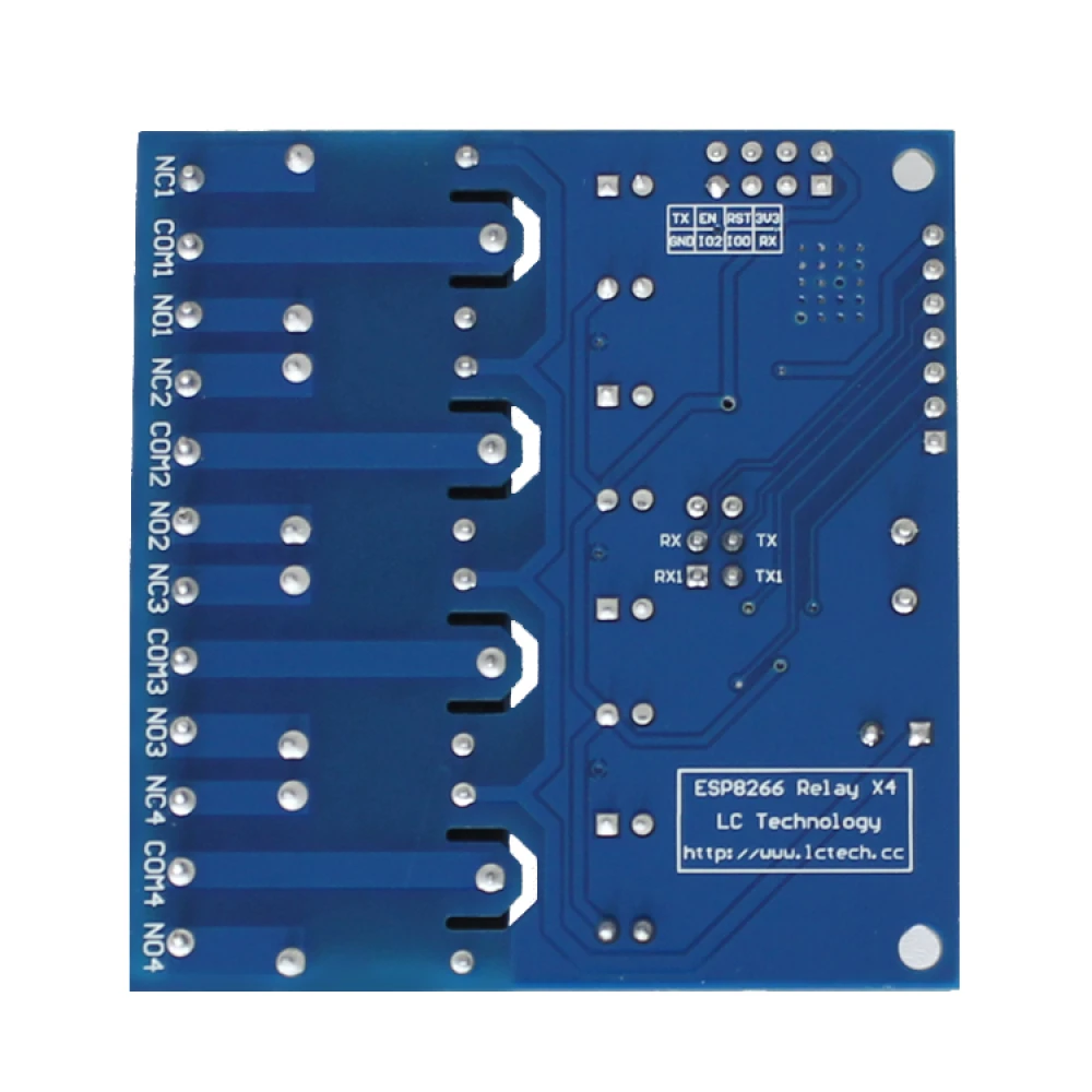 ESP8266 4-Channel WiFi Relay Module for Remote Control