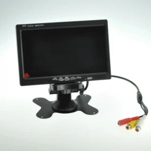 satkit 7-inch in-dash car monitor with 2 video inputs