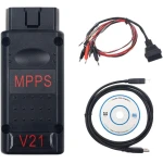 MPPS V21 ECU chip tuning tool Main + Tricore + Multiboot with cable