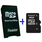 MS Pro Duo MicroSD Adapter 32GB PSP | Memory Card Adapter