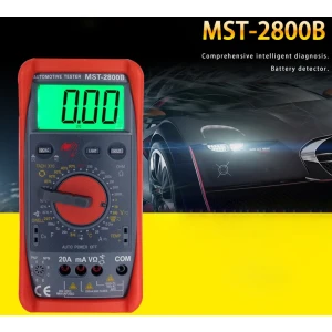 MST-2800B Smart Digital Multimeter with Large LCD for Automotive Use