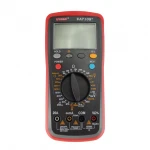 Vista lateral del Multímetro Digital Automoción UA7105+ Uyigao mostrando el interruptor giratorio