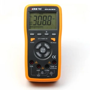 Victor 70C Auto-Ranging Digital Multimeter with USB PC Connection
