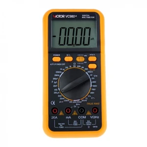 Victor VC980+ True RMS Digital Multimeter with streamlined design