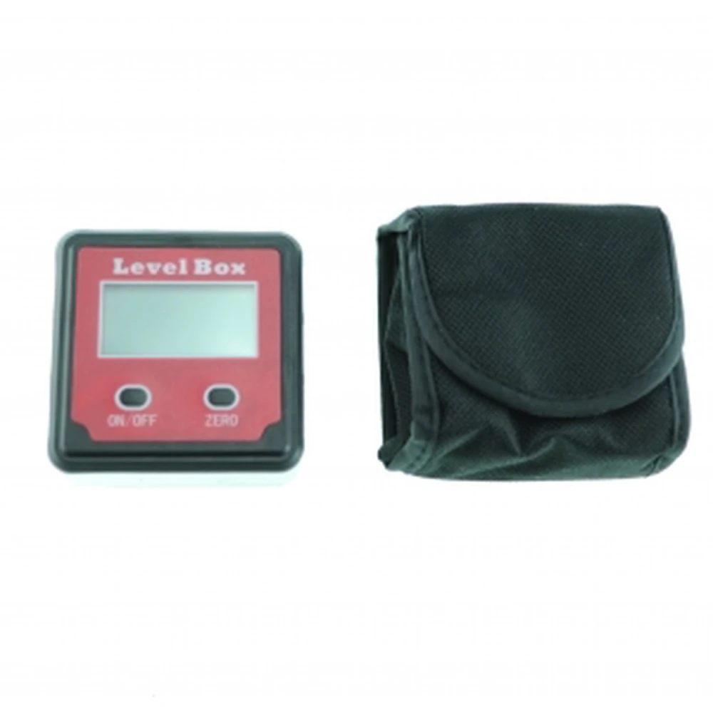 Digital angle gauge with magnetic base for accurate angle and bevel measurement
