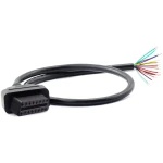 OBD2 Female Connector Extension Cable 1m for Precise Vehicle Diagnostics