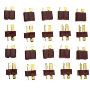 20-Pack T-Dean Connectors (10 Male + 10 Female) for Drones and RC