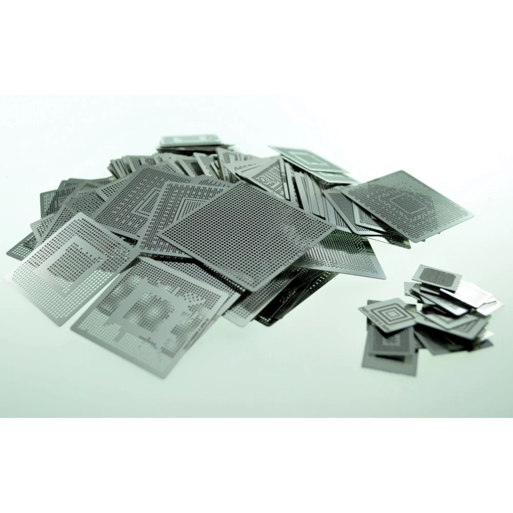 Pack of 204 Direct Heat Stencils - Electronics Soldering Stencils