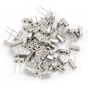 satkit Pack of 50 HC49S quartz crystal oscillators, 10 values 6MHz to 40MHz