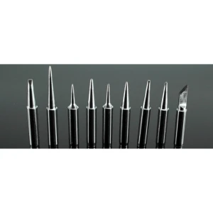 Pack of 9 soldering iron tips for compatible Mlink, Aoyue, Atten and Hakko