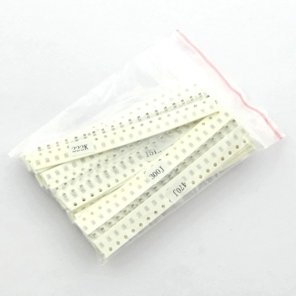 SMD 0805 capacitor pack - 700 pieces with 35 values from 1pF to 10uF