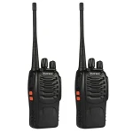 2-Pack Baofeng BF-888S Dual Band UHF 5W Walkie Talkies with Earpiece
