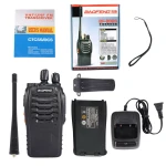 2-Pack Baofeng BF-888S Dual Band UHF 5W Walkie Talkies with Earpiece