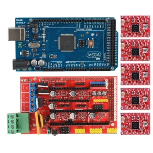 satkit Reprap RAMPS 1.4 Pack + Arduino Mega + 5 A4988 Stepper Drivers for 3D Printers