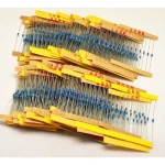 1/4W resistor pack 1220 pieces - 10 of 122 different values