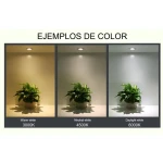 Detalle del marco plata del Panel Led Slim 120x60cm 88w 7500lm