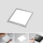 30x30cm 12W Slim LED Panel Silver Frame 6000K