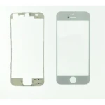 iPhone 5 White Glass Screen with Adhesive Frame for Repair