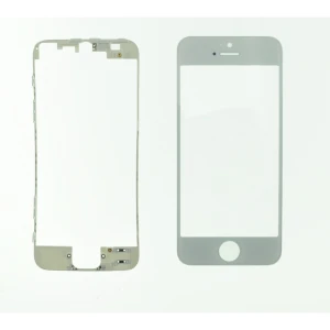 satkit satkit iPhone 5s White Glass Screen with Adhesive Frame