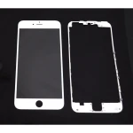iPhone 6 Plus White Glass Screen with Adhesive Frame for Repair