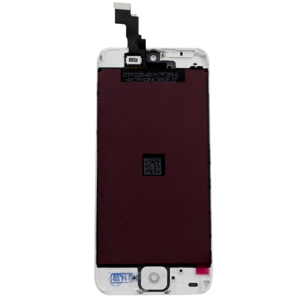 Pantalla completa iPhone 5C blanca con digitalizador táctil y LCD
