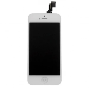 White iPhone 5C screen assembly (touch and LCD) compatible with several models