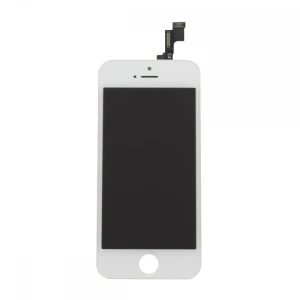Complete white iPhone 5S screen with touch and LCD digitiser