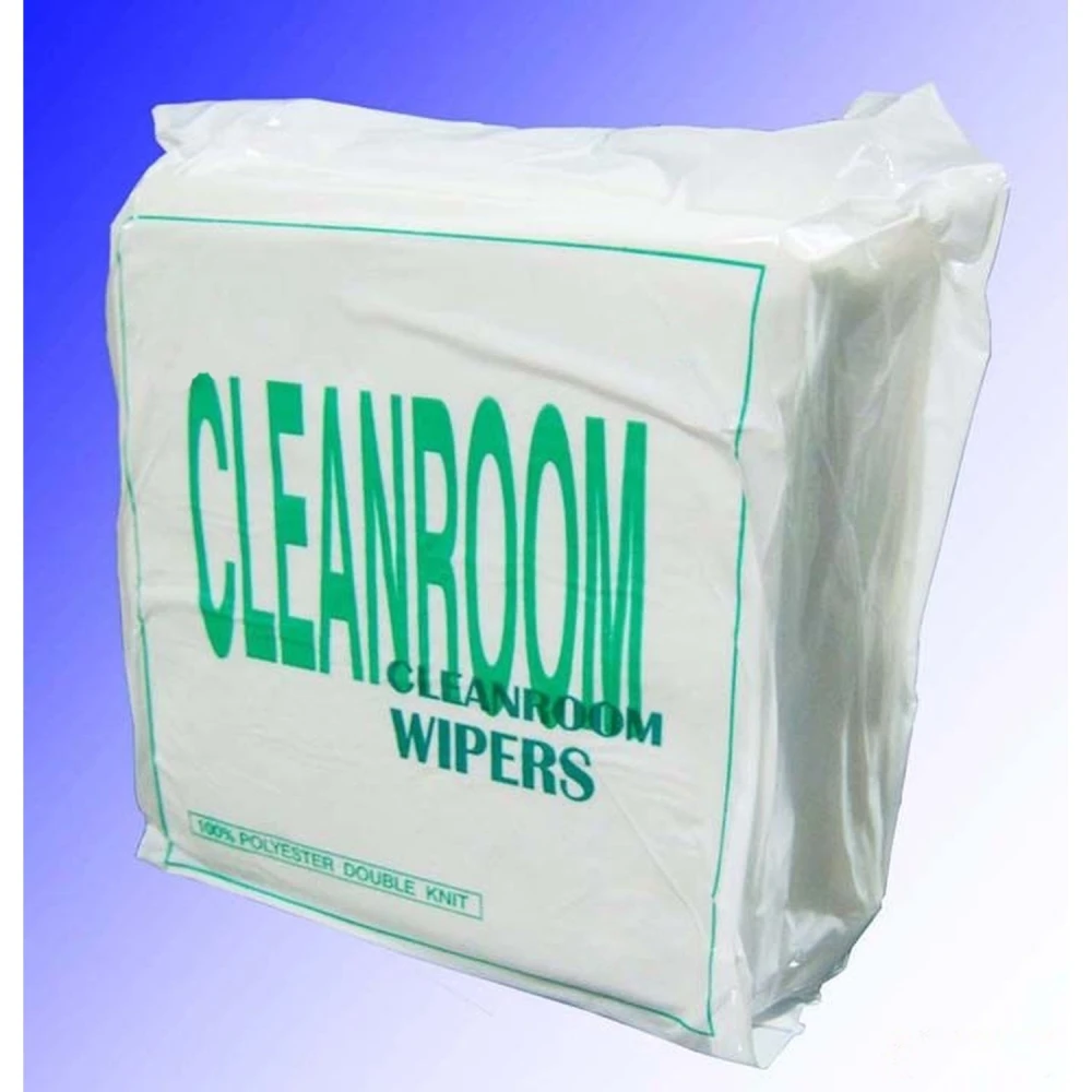 Pack of 150 polyester cleanroom wipes 15cmx15cm