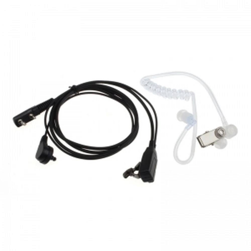Transparent earpiece for Baofeng BF-888S and UV5R, discreet and secure