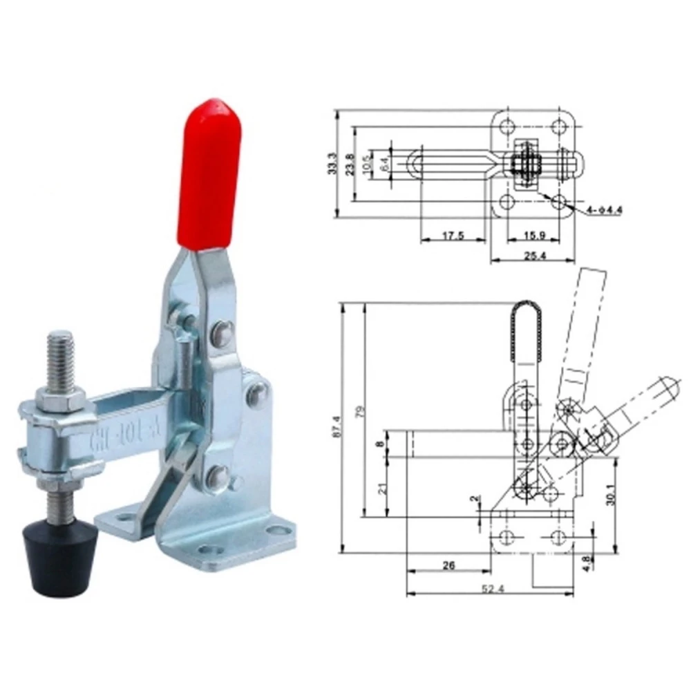 Replacement clamp for Mlink LCD2 GH101a - horizontal lever clamp