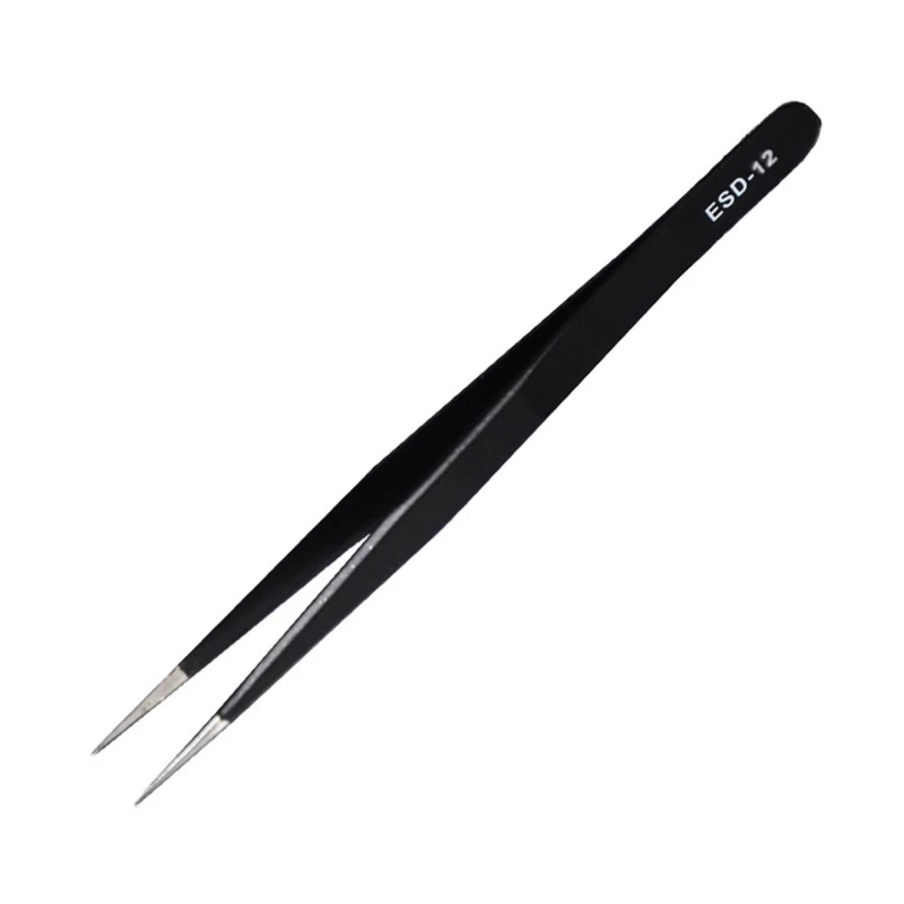 ESD-12 ESD Precision Tweezers for electronics and precision soldering