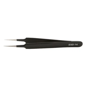 ESD-14 anti-static electronics tweezers for precise electronics work