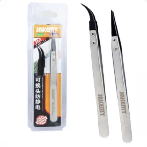 JAKEMY JM-T10-11 ESD Electronic Tweezers with Replaceable Tip