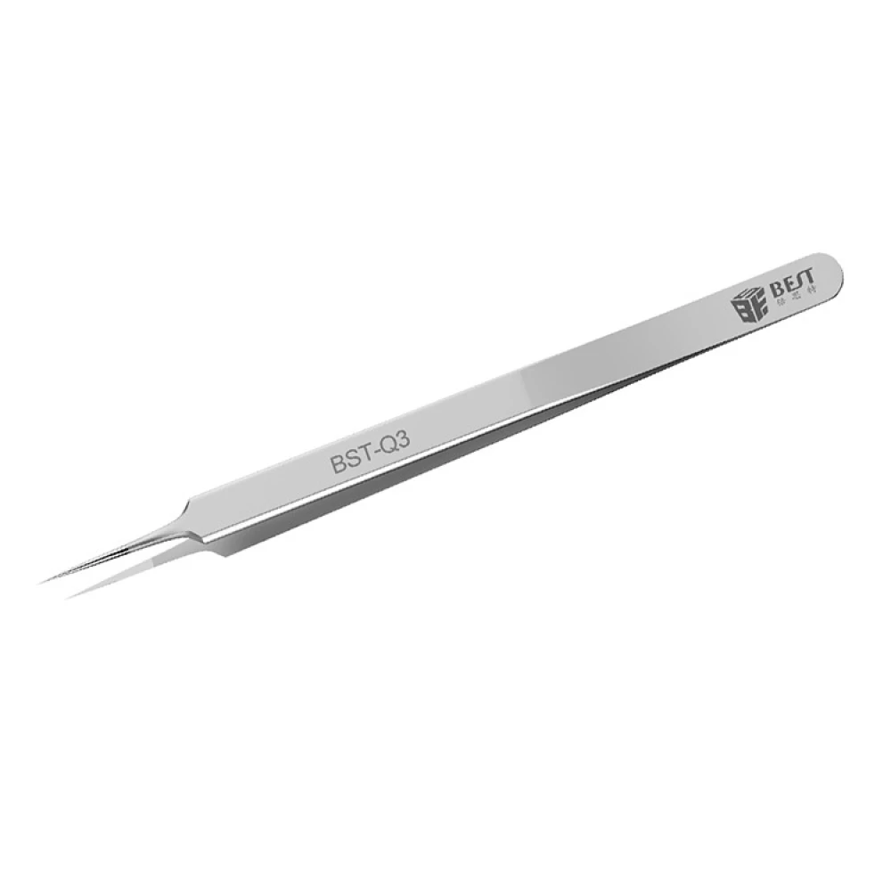 Best Q3 extra-fine straight electronics tweezers for removing electronic components
