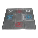 TX-4000 metal dance pad compatible with PS2, XBOX, PC and Wii/GC