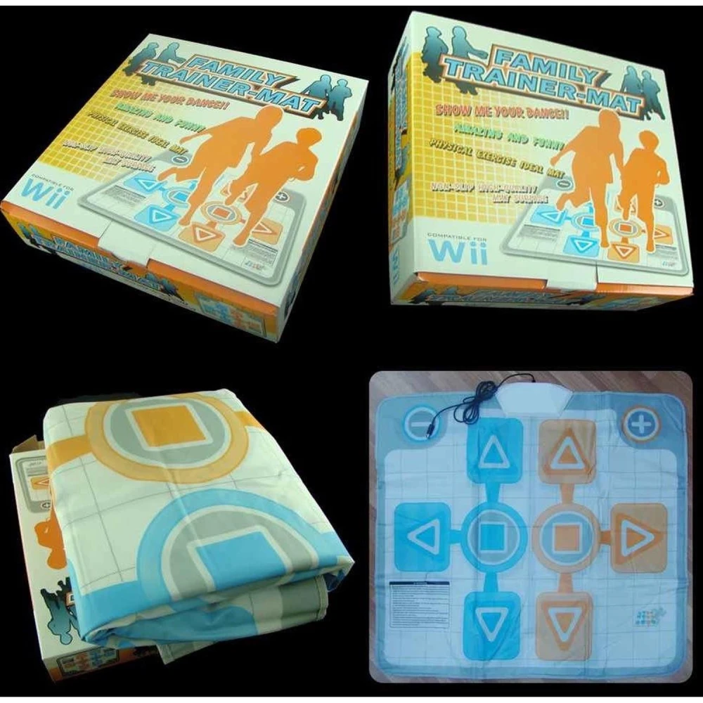 Family Trainer Mat for Nintendo Wii - Exercise and Game Mat for 2 Players