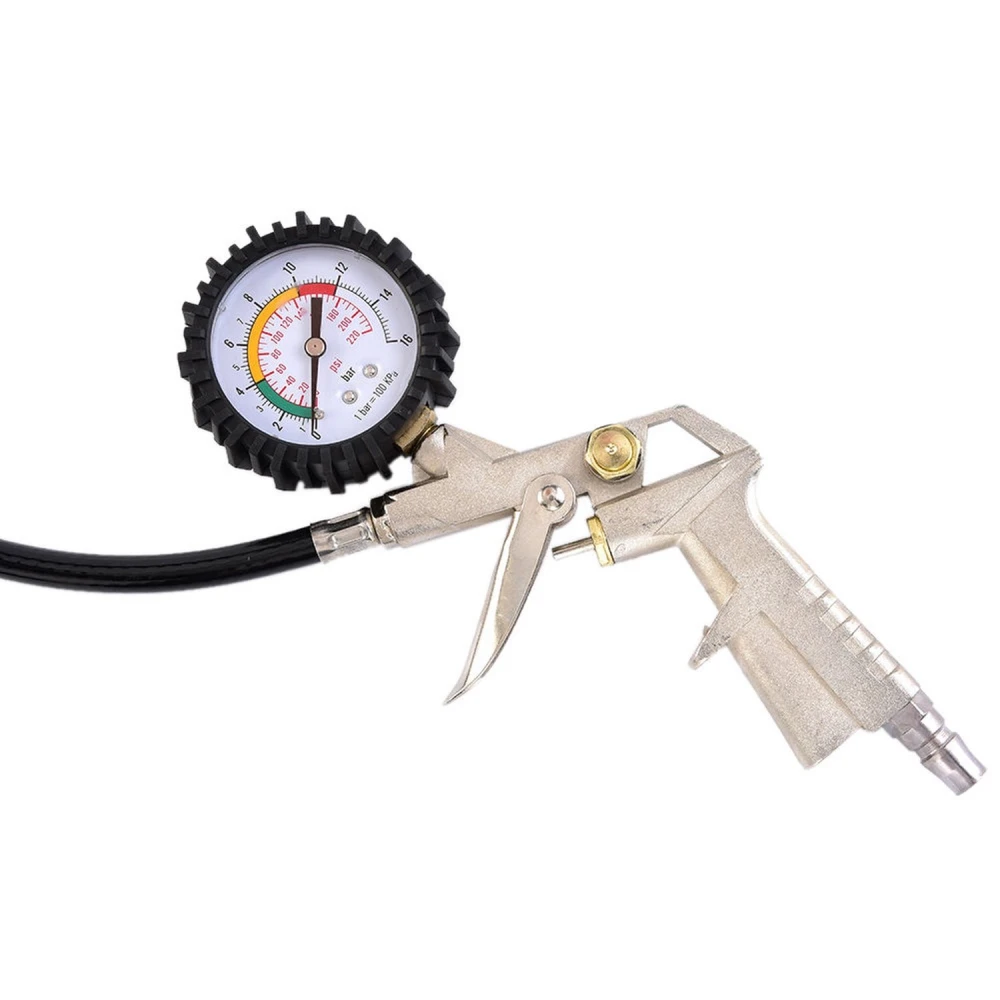 Tyre inflator gun with pressure gauge for air compressor TSX TOOL