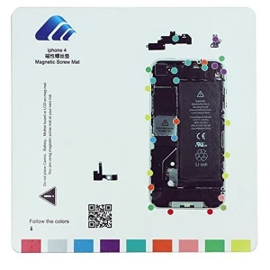 satkit iPhone 4 magnetic screw organiser board