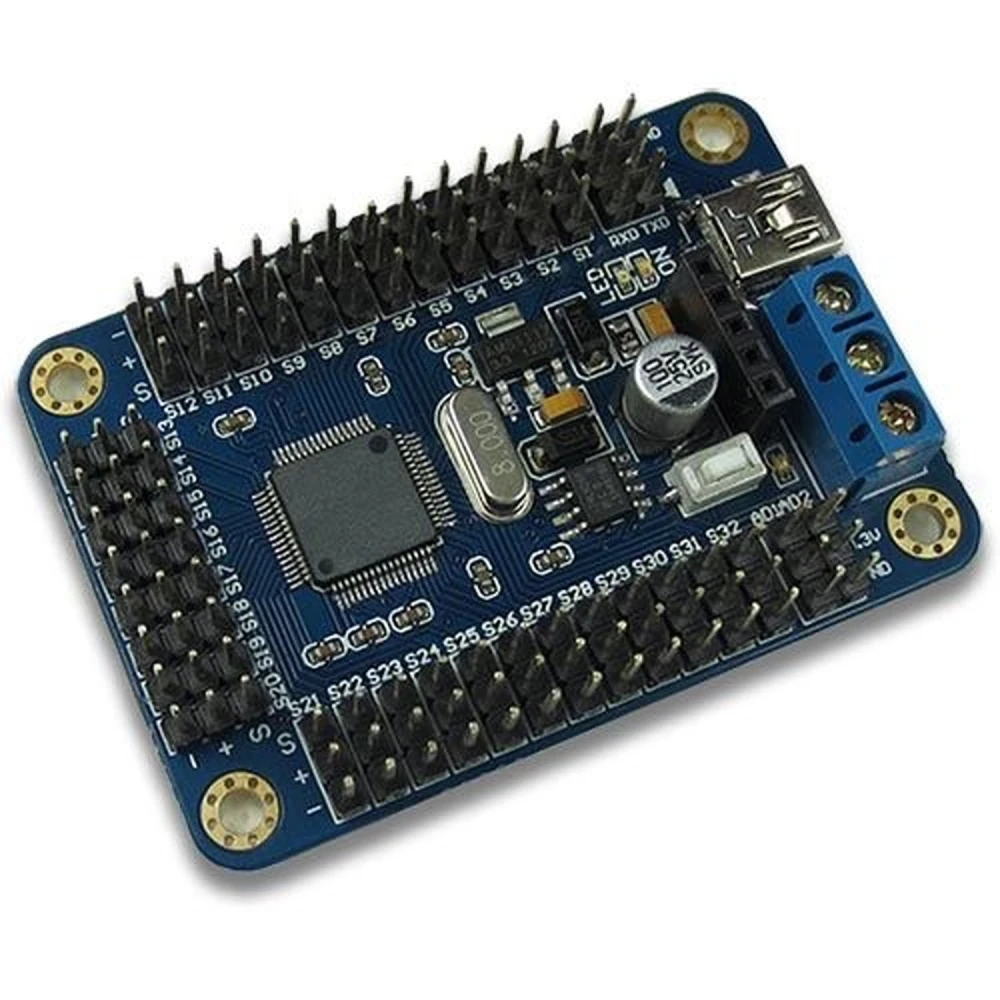 32-Channel Servo Controller Board for Arduino with Precision Control