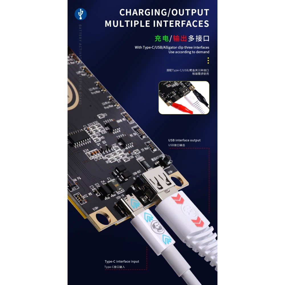 Mechanic BA27 battery activation board for iPhone and Android