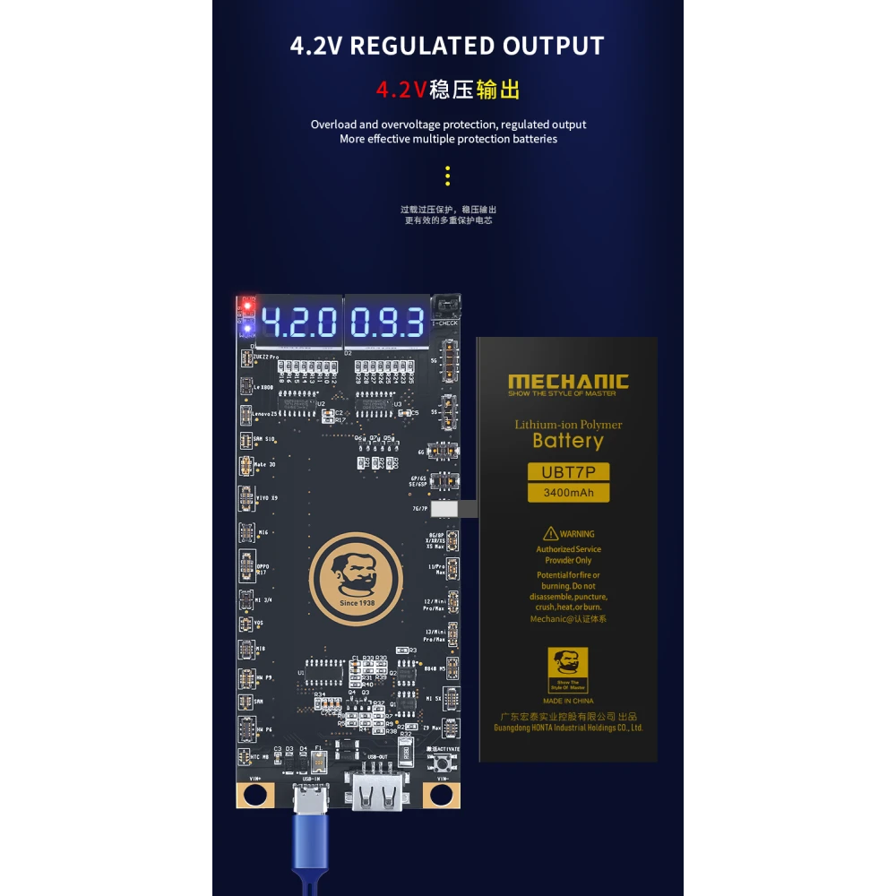 Mechanic BA27 battery activation board for iPhone and Android