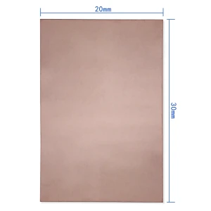 20x30cm Single-Sided FR4 Fibreglass PCB Board