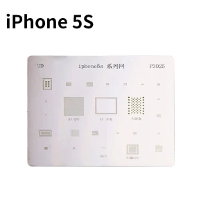 iPhone 5S IC stencil plate for professional repair with reballing template