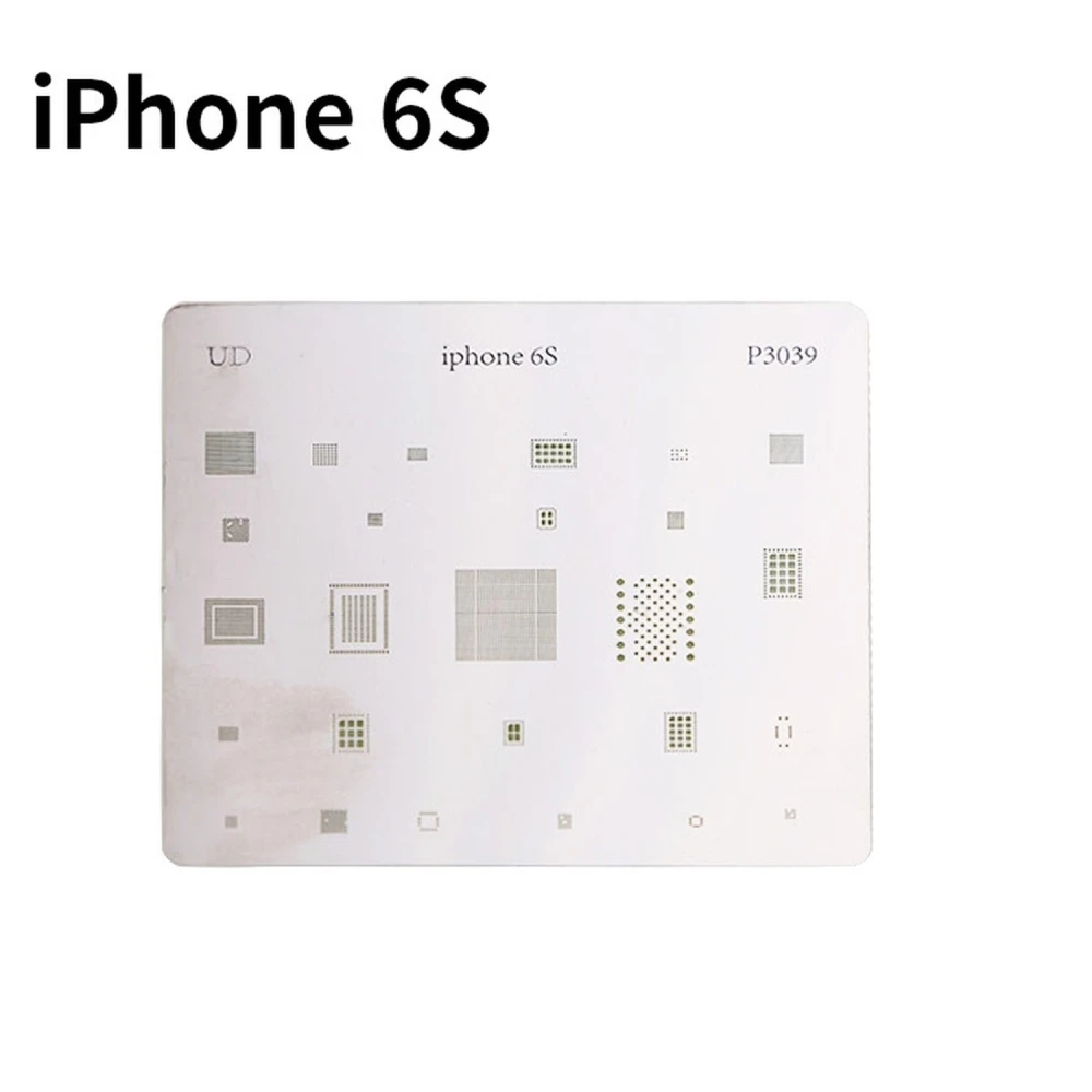 iPhone 6S IC stencil plate for BGA repair with direct heat template