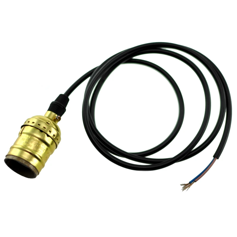 Industrial Vintage Retro Edison E27 Lamp Holder with 1.1m Cable F1