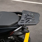 Rear Rack Zontes 150X / 125X — 4 mm Iron Luggage Carrier, Black